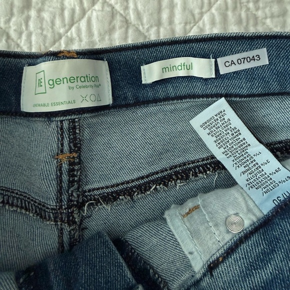 Stylish Distressed Blue Jean Shorts - Picture 2 of 7